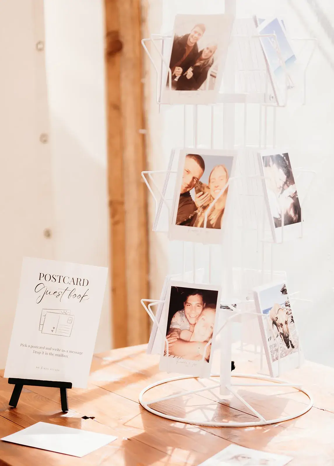 Personalised details at a Yorkshire farm marquee wedding